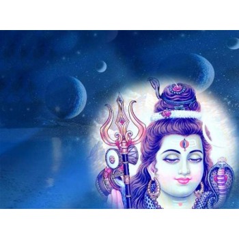 Painting of Lord Shiva in Universe